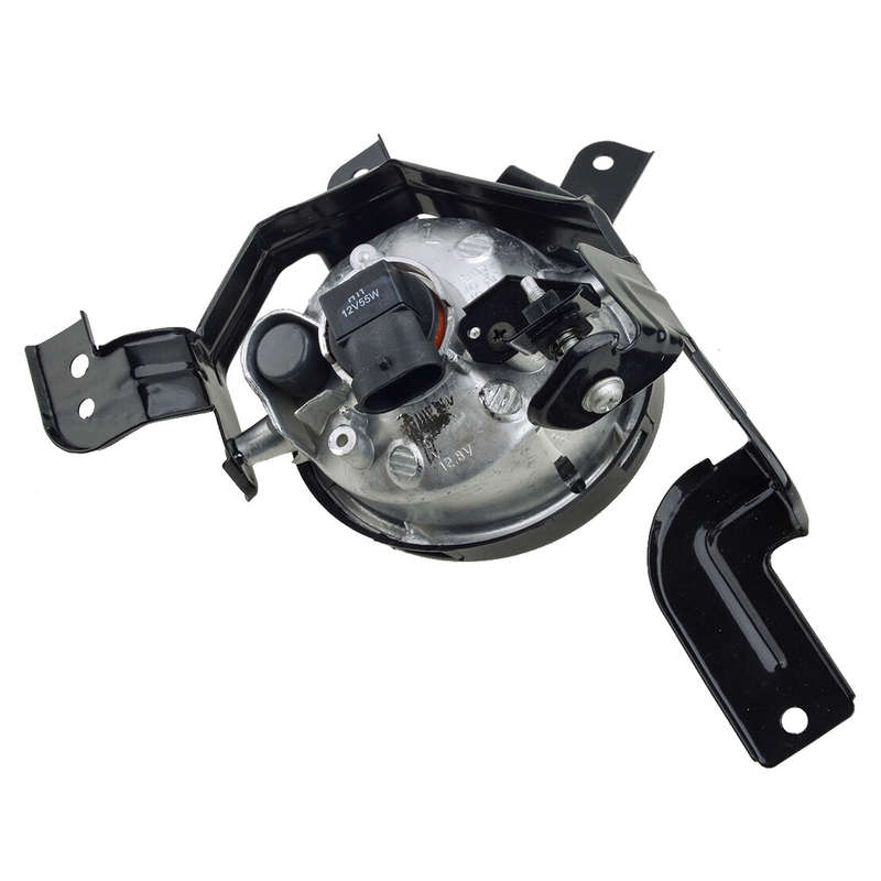 Front Left Bumper Fog Light Lamp w/ H11 Bulbs Fit For Honda CR-V CRV 2007-2009