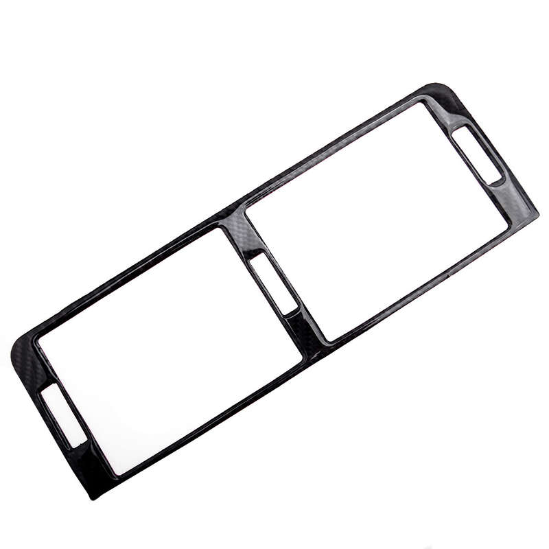 Car Carbon Fiber Console Air Vent Outlet Trim Fit For BMW 3 E46 1998-2005