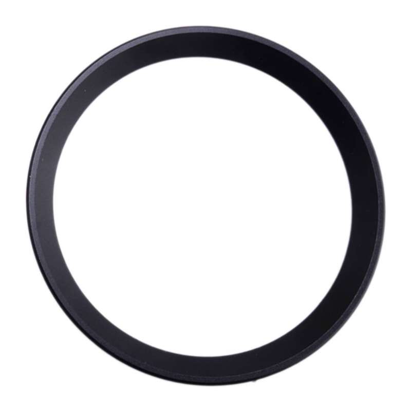 Black Front & Rear Logo Ring Cover Trim 82mm & 74mm Fit for BMW 3 Series 2Pcs