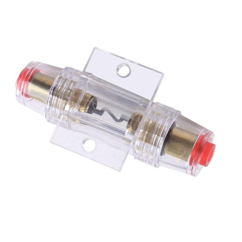 Car Auto Stereo Audio AGU Fuse Box Holder 8 Gauge Wire and 4pcs 60A Amp Fuse 12V