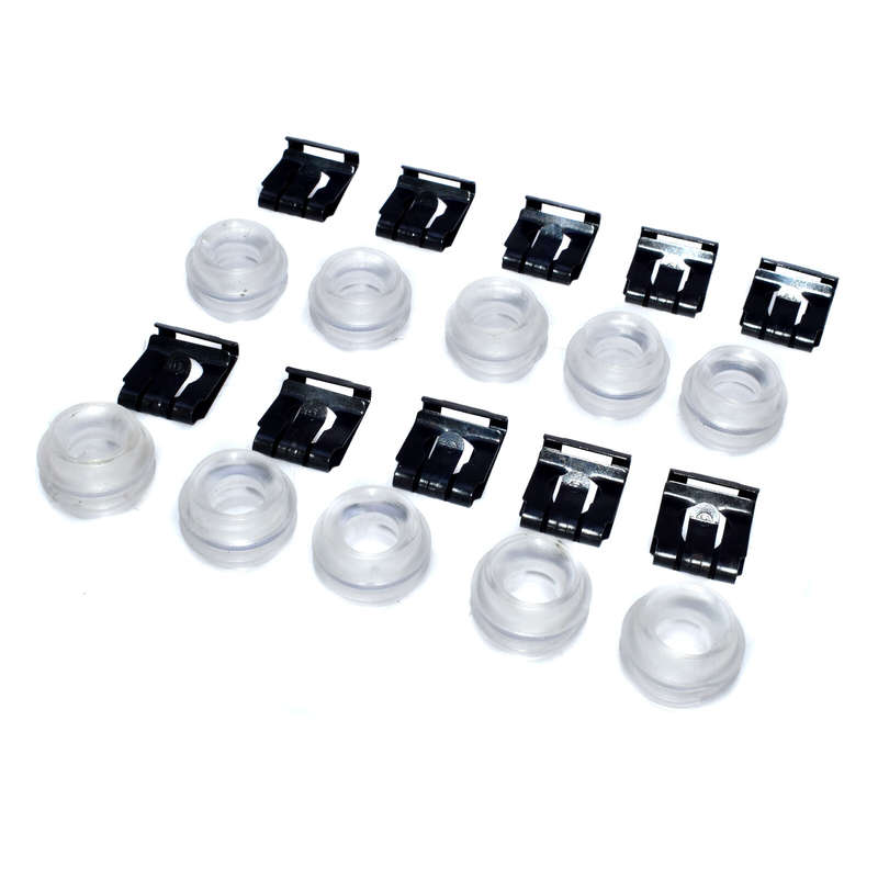 10 Sets For Mercedes Automatic Transmission Gear Shift Linkage Bushing w/ Clip