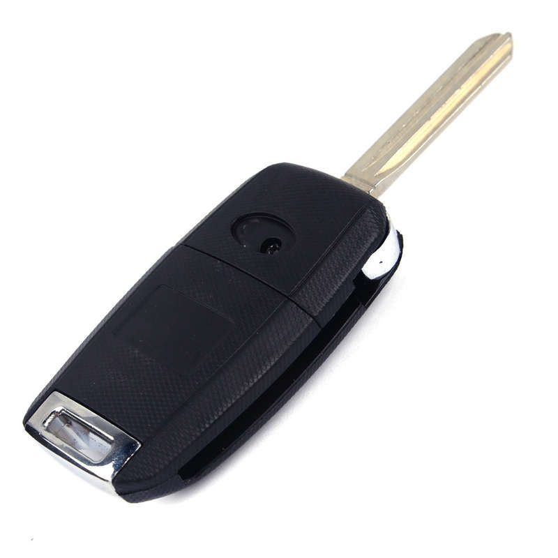 3 Button Remote Key Fob Shell Case & Uncut Blank Blade Fit for Kia Forte Sorento