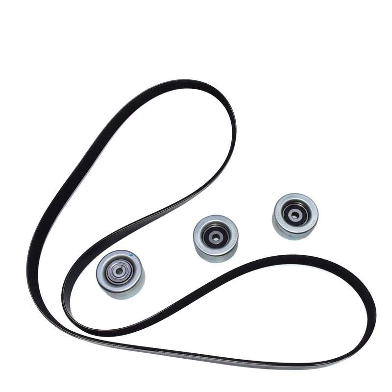 4PCS Drive Belt & Idler Pulley For Toyota Tundra Tacoma FJ Cruiser 4Runner 4.0L