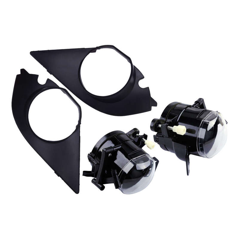 Front Bumper Fog Light w/ Bezel Frame fit for BMW E60 5 Series M Sport 03-2009