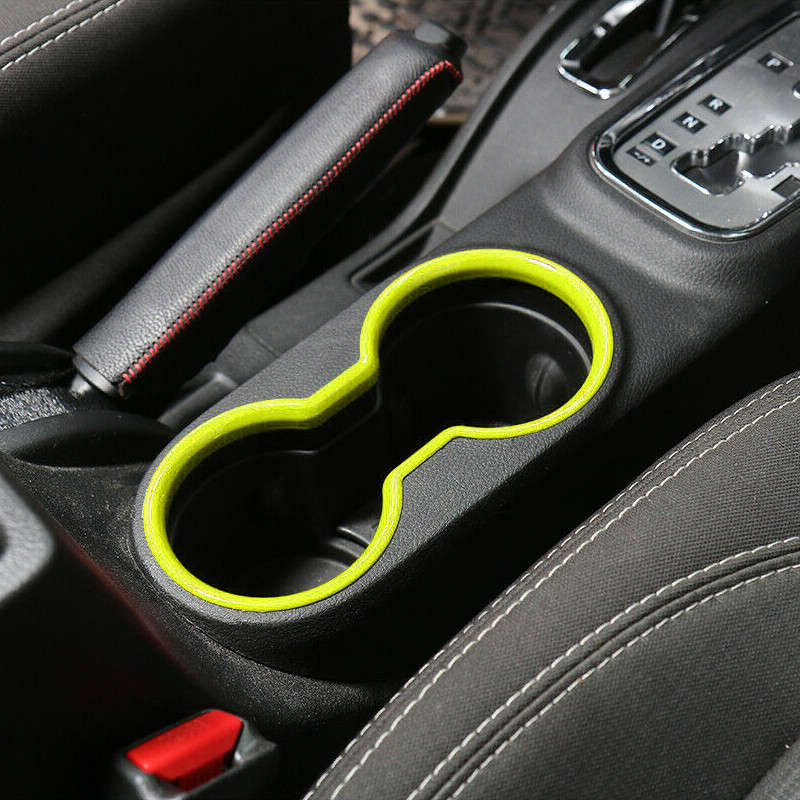 Green Center Cup Holder Panel Trim Cover Fit for Jeep Wrangler JK 2011-2017 New