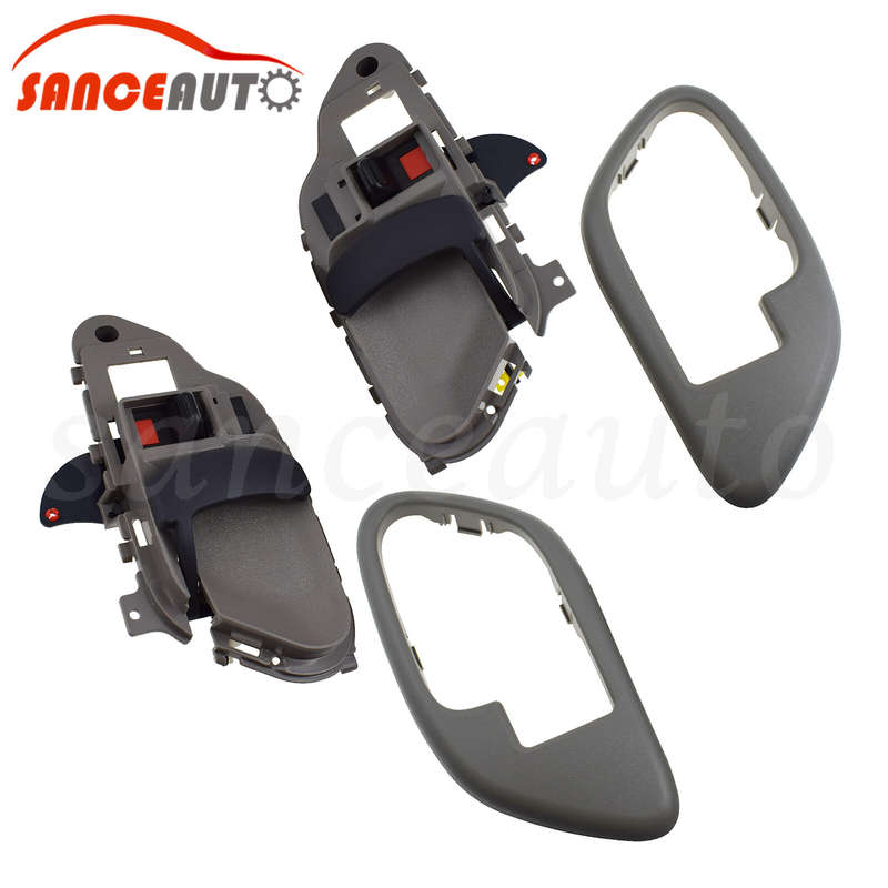 Inside Door Handle & Trim Bezel Left / Right For Chevrolet C1500 1995-1999 New