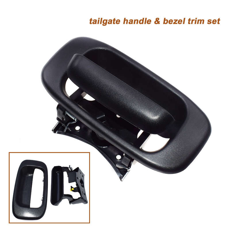 Tailgate Handle & Bezel Trim For 1999-2007 Chevy Silverado GMC Sierra 19120859