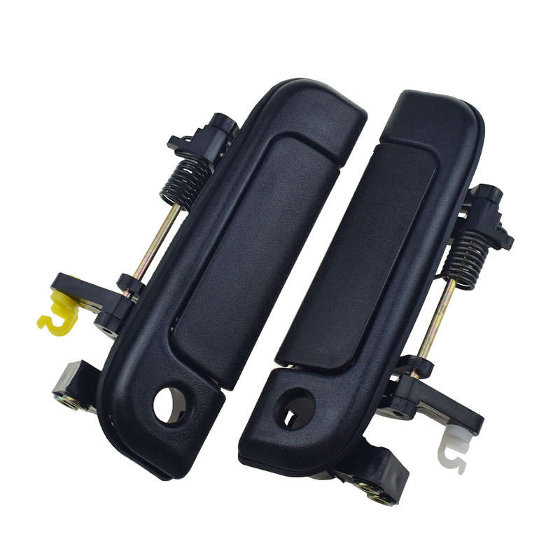 2PCS Outside Door Handle Front Left & Right Black For Toyota Hiace 1992-2004 New