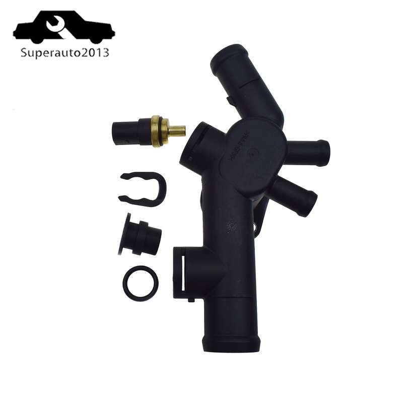 Coolant Hose Flange Housing Gasket Sensor Kit For VW Beetle 2.0 l4 1998-2005 New