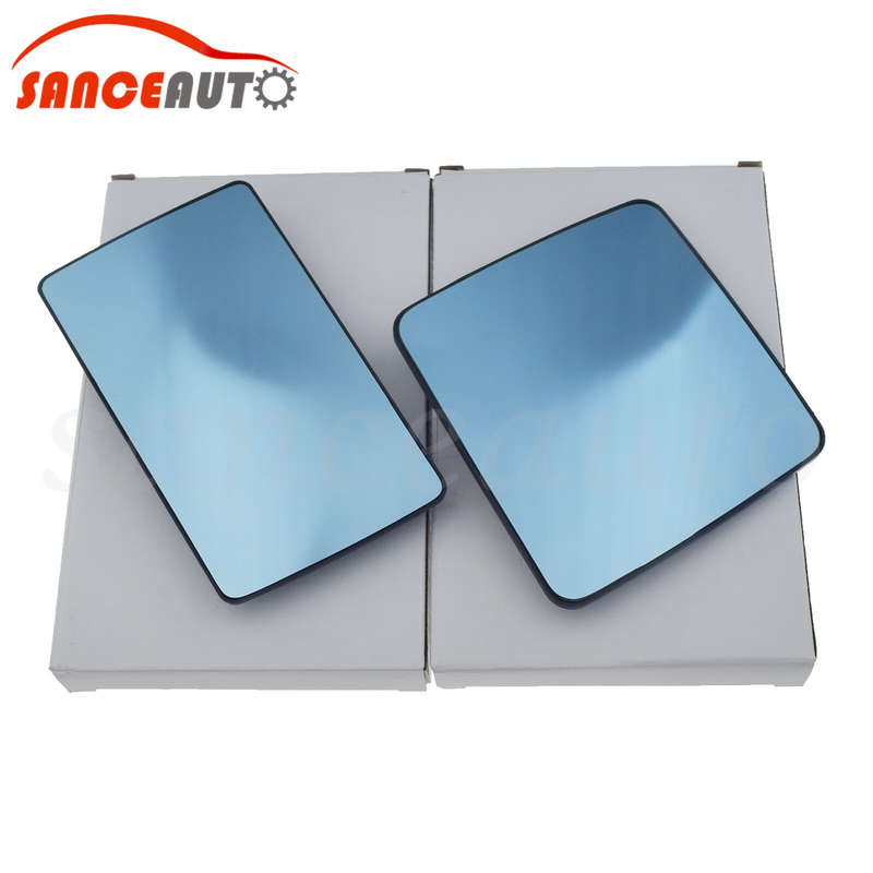 Pair Heated Wing Mirror Glass 2Pcs for Mercedes W124 S124 W201 190 85-93 E 93-95