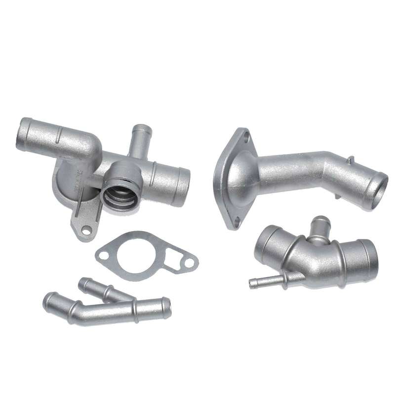 For MK4 Golf Jetta GLI TT 1.8T Cast Aluminum Coolant Flange Upgrade Kit 4PCS New