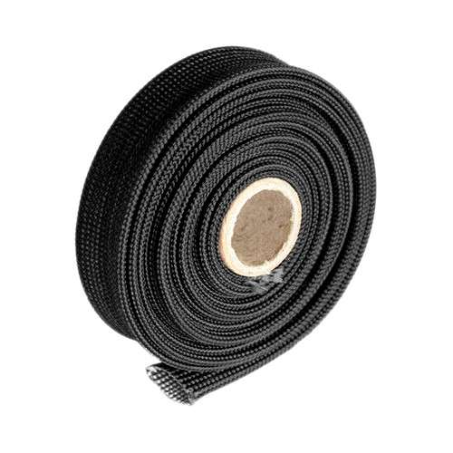 2Pcs Heat Fiberglass Shield Sleeve Adjustable Hose Heat Spark Plug Wire 10ft cc