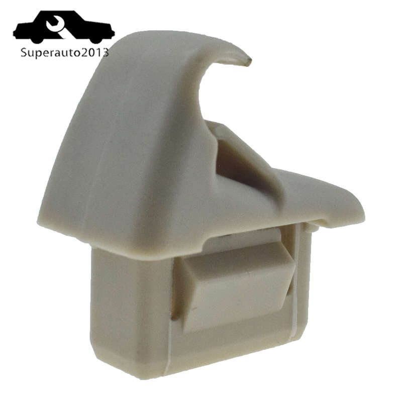 New 1PCS Sun Visor Holder Beige For 2008-21 Mitsubishi Outlander Lancer MR654610