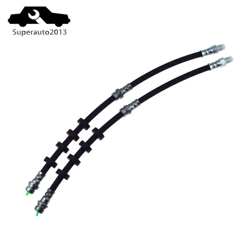 Pair Front Brake Hose For 08-12 Ford Escape 08-11 Mazda Tribute Mercury Mariner