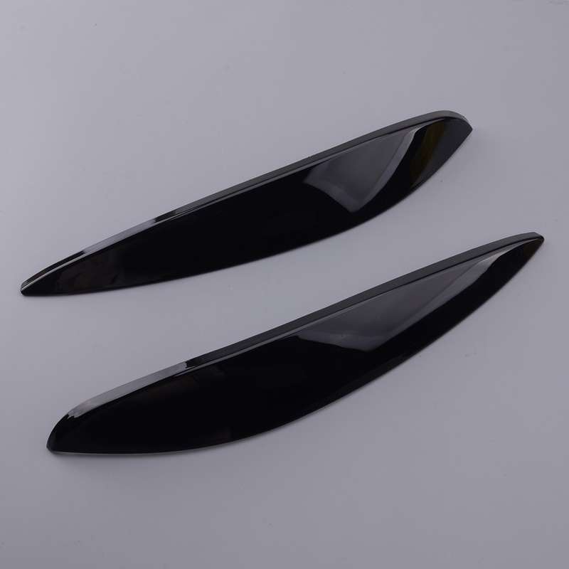 Two Headlamp Headlight Eyebrows Eyelids Cover Trim Fit for Benz Smart 453 Fortwo