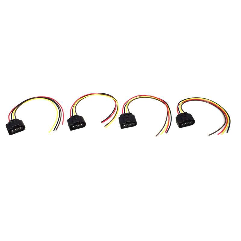 Ignition Coil Connector Repair Kit 4 x Harness Plug Wiring For Jetta Passat Audi