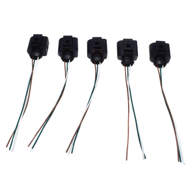 5pcs For A3 Beetle Jetta Oil Level Sensor Plug Wiring Cable Socket 3B0973703G