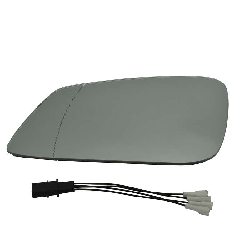 Mirror Glass Left Side Heated W/Wire 4Pins For BMW 5 6 7 E60 F10 F18 GT F07 New
