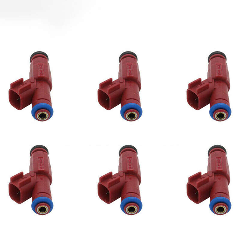 6Pcs 12-hole Fuel Injector Set 0280156161 Fit For Jeep Wrangler Ford