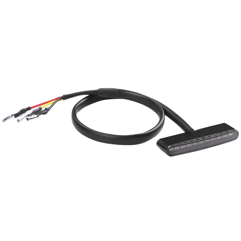12V LED Motorcycle Dirt Bike Tail Light Mini Rear Running Stop Brake Bright Lamp