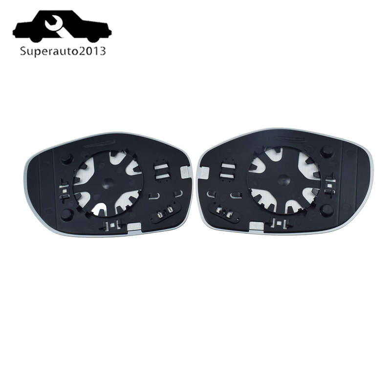 Left Right Side Mirror Glass W/Heated Pair For 2008-10 Porsche Cayenne 3.6L 4.8L