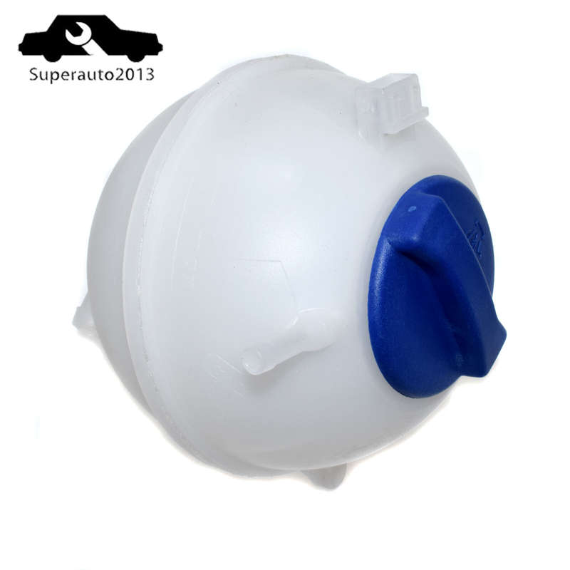 Coolant Reservoir Overflow Tank W/ Cap For VW Jetta Passat Golf MK2 3 1H0121407A