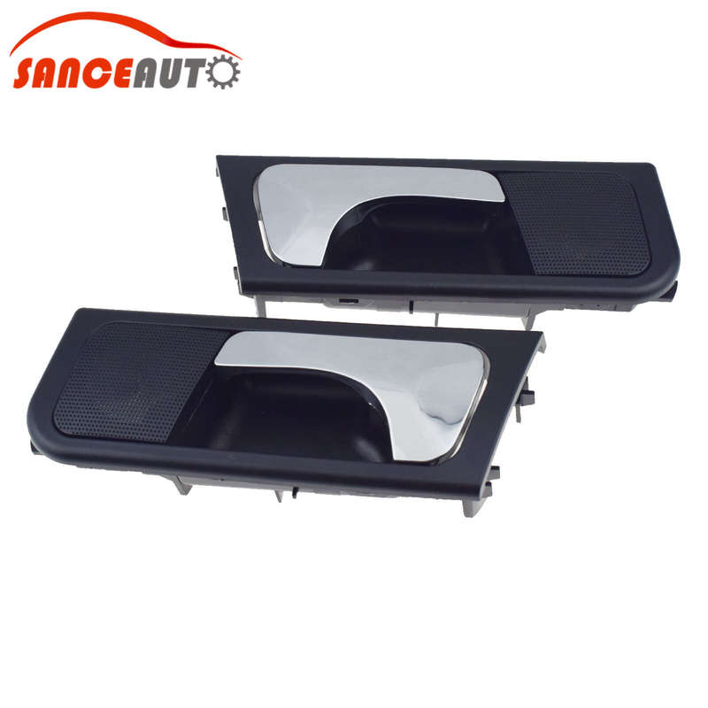 LH RH Inside Door Handle Chrome W/ black trim for suzuki Forenza Optra 2004-2008