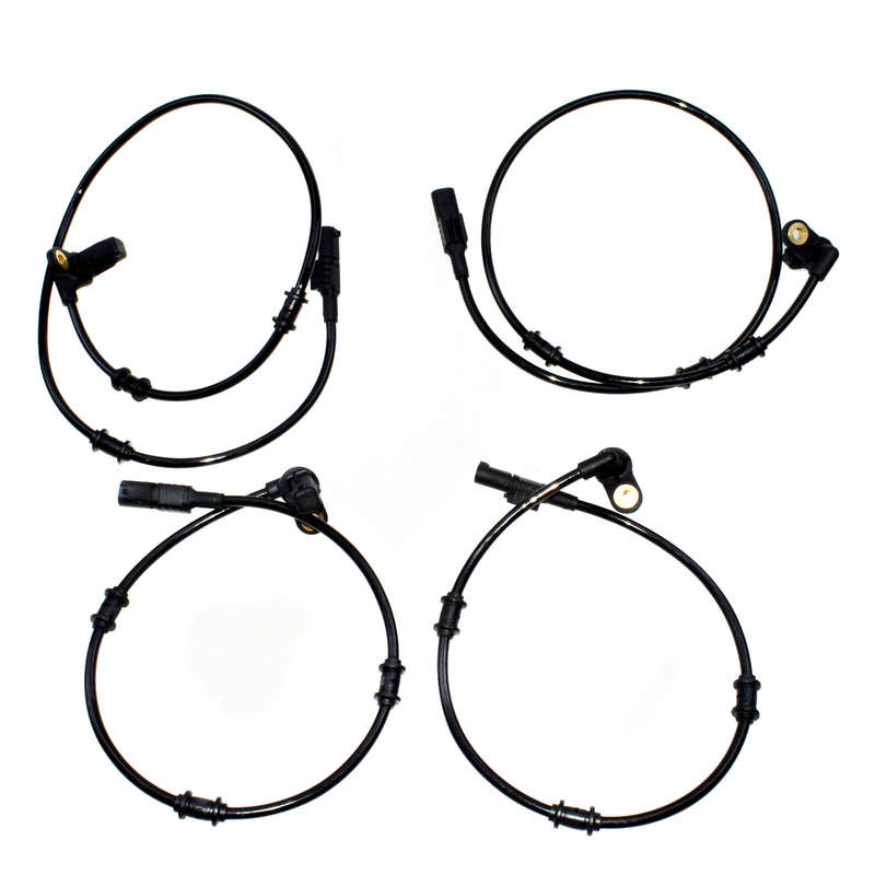 4X Front Rear Left Right ABS Wheel Speed Sensors For Mercedes ML320 ML350 ML500