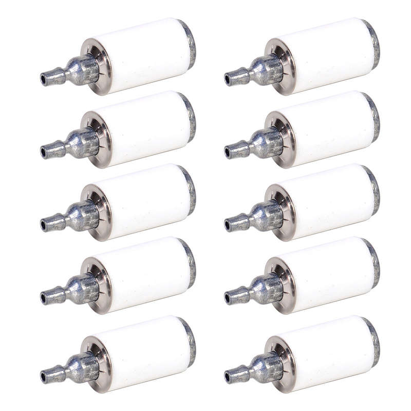 10 Pcs Weedeater Poulan Craftsman Trimmer Chainsaw Blower Fuel Filter 530095646