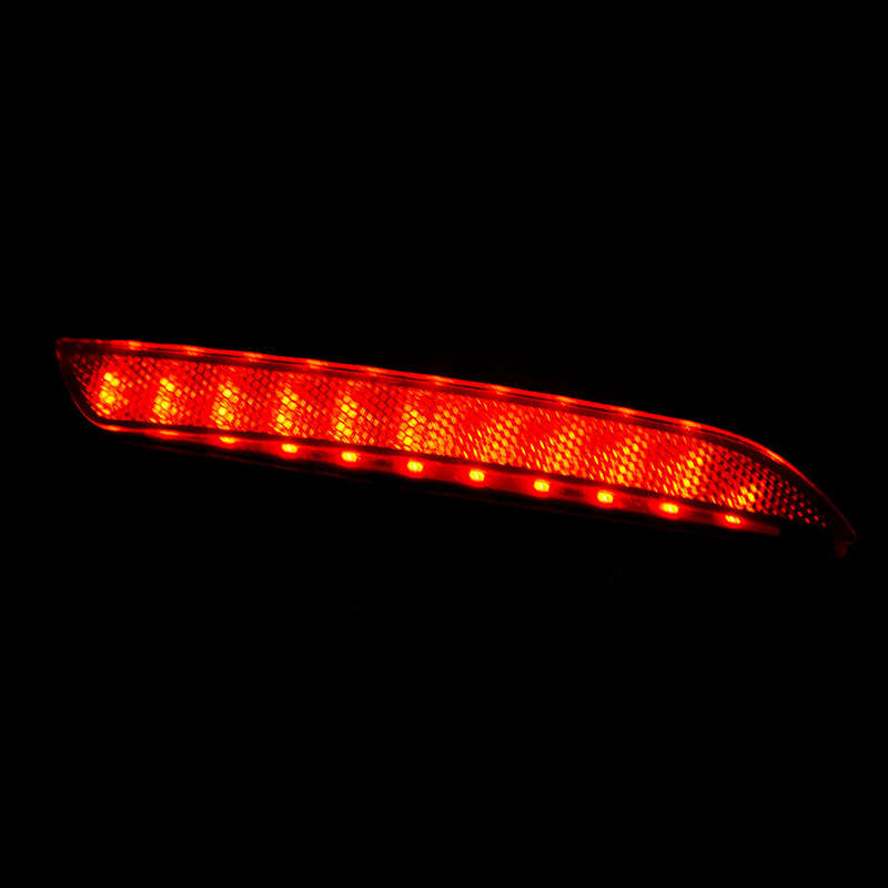 Rear Bumper Red Lens LED Reflector Brake Light Fit for Honda CR-Z CR-V 2011-2014