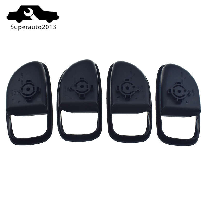 8X Front Rear Left Right Inside Door Handle & Bezel For 2007-10 Hyundai Elantra
