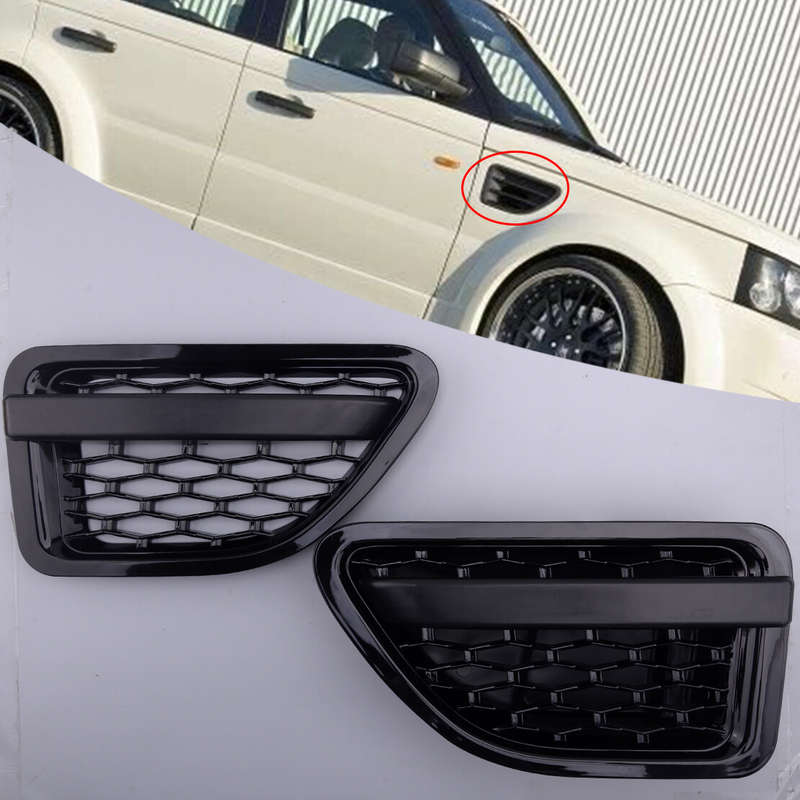 1 Pair Front Door Fender Side Vent Grille Fit For Range Rover Sport 2005-2009