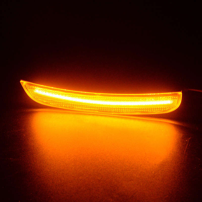 Fit for Dodge Charger 2015-21 Front LED Bumper Side Marker Light Lamps 2pc