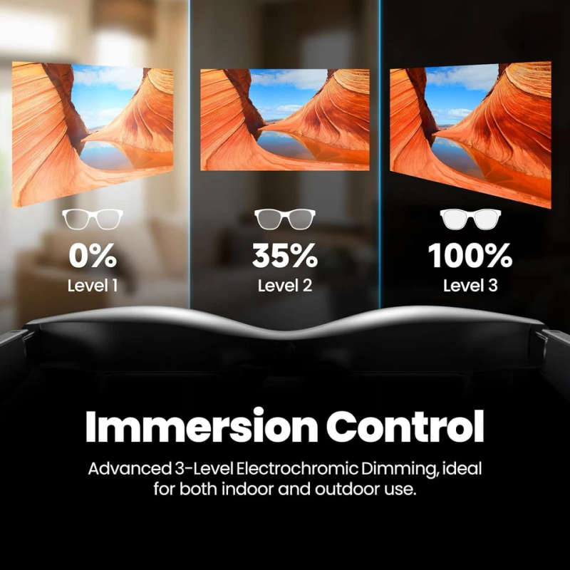 Xreal Nreal Air2 Pro AR Glasses with Xreal Beam Terminal 330" Giant Screen