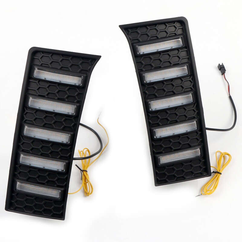 1Pair Front Daytime Running Light Fog Lamp Fit for Toyota Tundra 2022-23 New