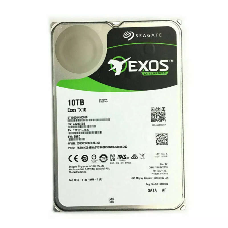 Seagate Exos X10 10TB 512e 3.5-inch Hard Drive (ST10000NM0086)