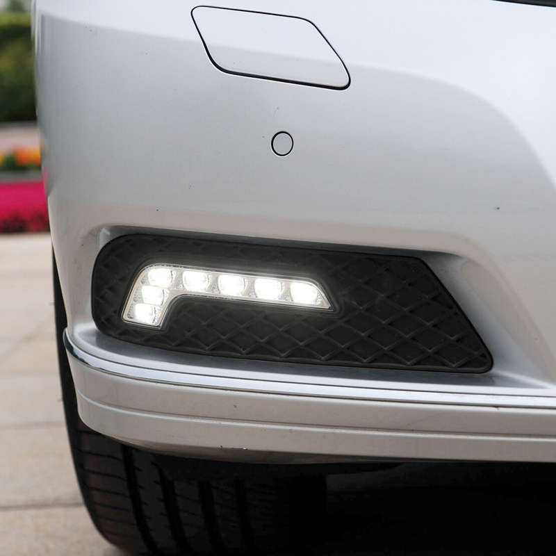 Right Black Fog Light Grille Trim Fit For Mercedes Benz E Class W212 2009-2013