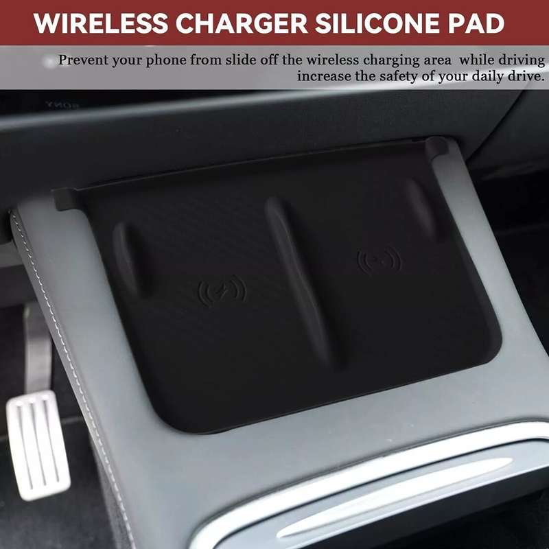 Wireless Charging Car Phone Charger Pad fit for Tesla Model Y 3 21-2024