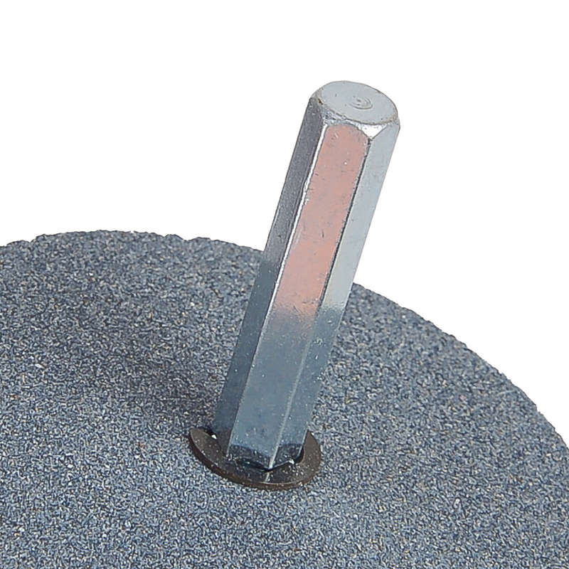 Lawn Mower Blade Sharpener Double Layer Corundum Blade Sharpener Gray Universal
