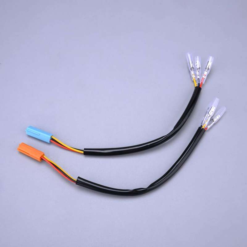 2pcs Turn Signal Light Connector Wire Fit For Honda CB650F 650R CB1000R CBR650F