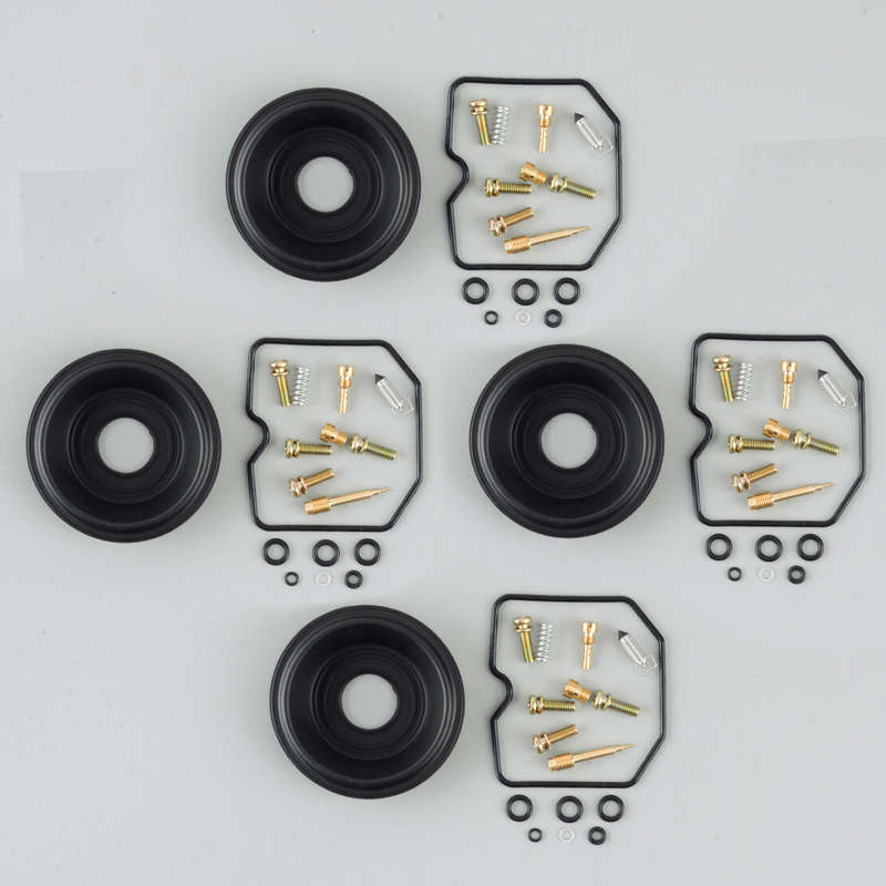 4x Carburetor Repair Rebuild kit Fit For Kawasaki KAF450 B1 Mule 1000 UTV 88 New
