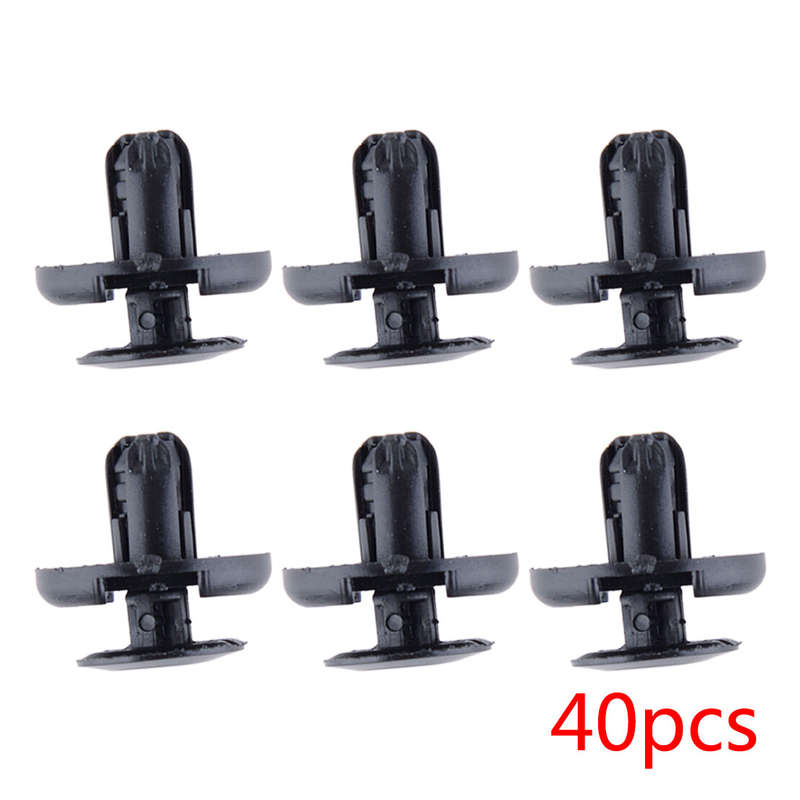40x Bumper Fender Retainers Clips Fit for Toyota Suzuki Mazda Mitsubishi