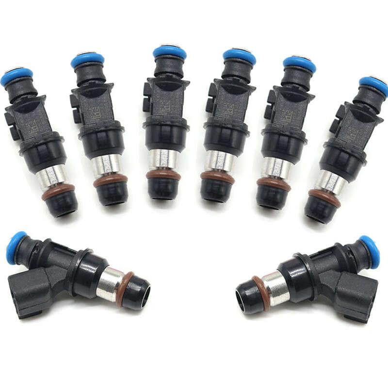 8PCS Fuel Injector Nozzle 12580681 for GMC Envoy Sierra Yukon Savana
