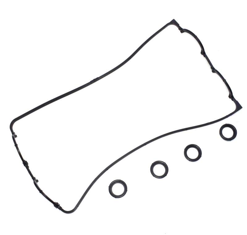 New For Honda DOHC VTEC B-Series Valve Cover Gasket W/ 4 Tube Seals B16 B17 B18