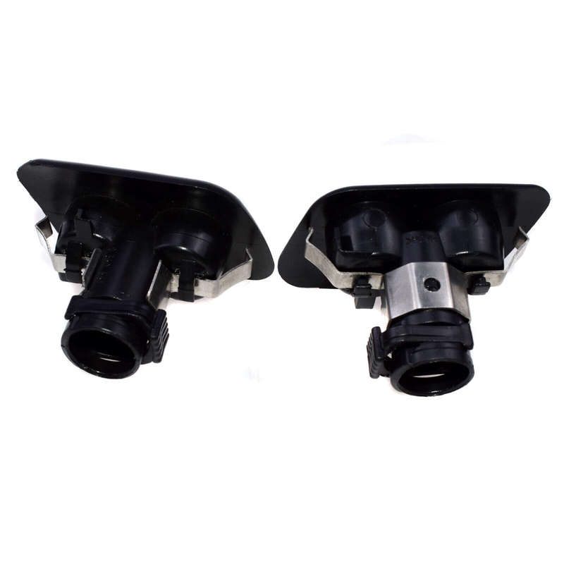 Pair For BMW 525i 530i 528i Headlight Washer Nozzles 61678360661 61678360662 New