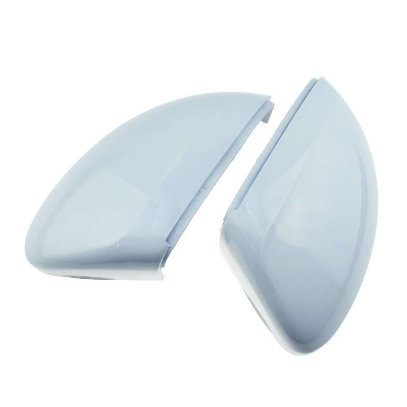 Left & Right RearView Mirror Cover Replace White For Volkswagen Tiguan 2018-2022