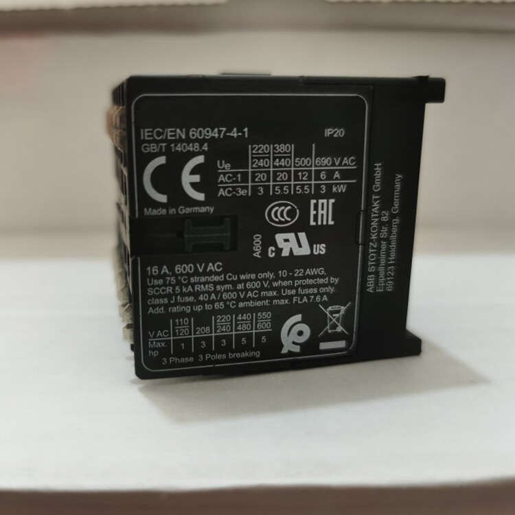 1PC New IEC/EN 60947-4-1 Imported Contactor AC 600V 16A 3Phase 3Poles Breaking