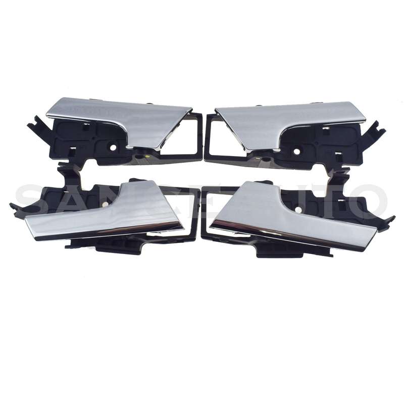 Left Right Inside Door Handles Chrome for 2007-2011 Chevrolet Aveo 2009-11 Aveo5
