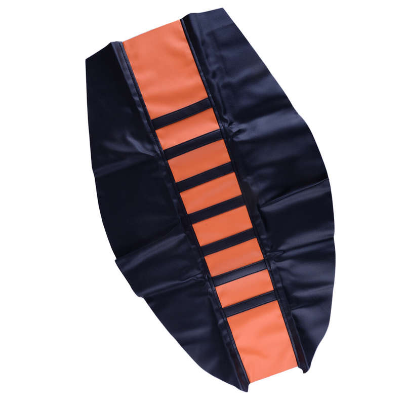Orange Rubber Gripper Soft Seat Cover for Motorcycle Dirt Bike Off-Road