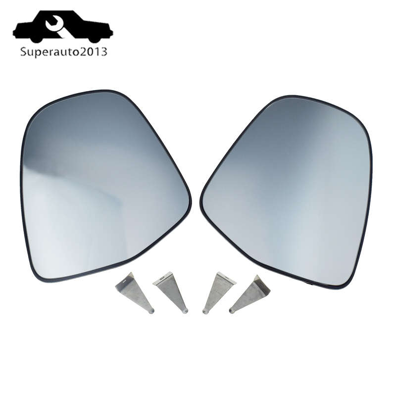2X Left & Right Side Rearview Side Mirror Glass Heated For Suzuki Vitara S-cross